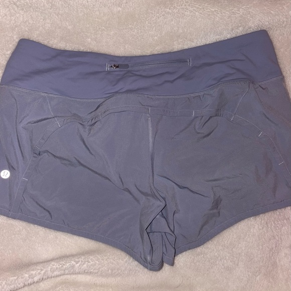 Lululemon Speed Up Shorts Purple - Picture 2 of 3